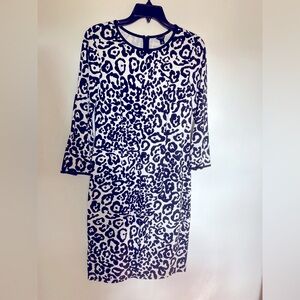 Chic, black, and white dress